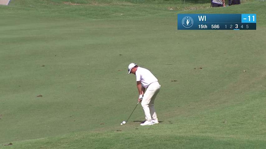 Charlie Wi makes birdie on No. 15 at Regions Tradition