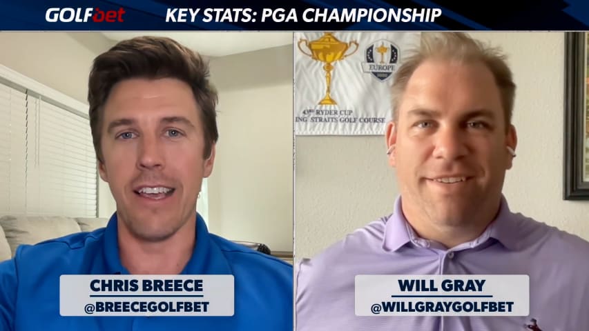 Key Stats for the PGA Championship using McIlroy's 2014 win at Valhalla