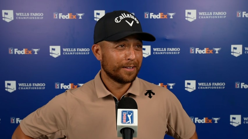 Xander Schauffele’s interview after Round 1 of Wells Fargo Championship