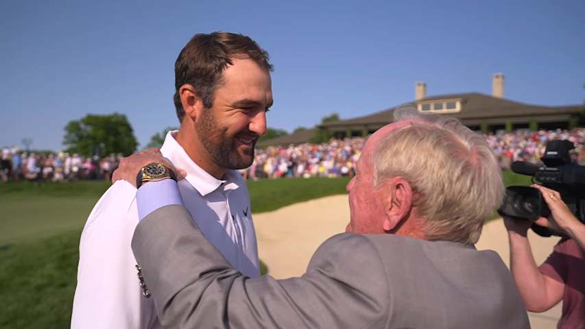 Scottie Scheffler pars 72nd hole to seal back-to-back wins at the Memorial
