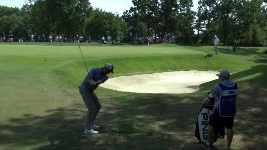 Stewart Cink makes birdie on No. 8 at Ascension