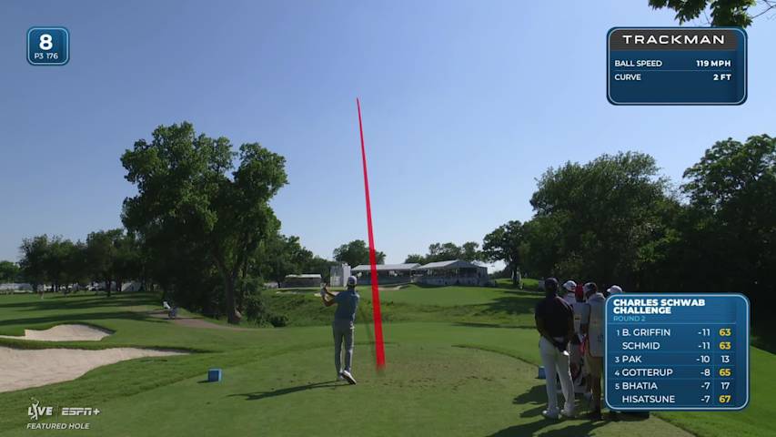 Webb Simpson nearly aces No. 8 at Charles Schwab