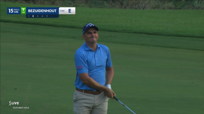 Christiaan Bezuidenhout's quality second shot leads to birdie at Wyndham