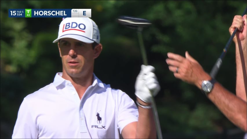 Billy Horschel cards birdie at the Memorial