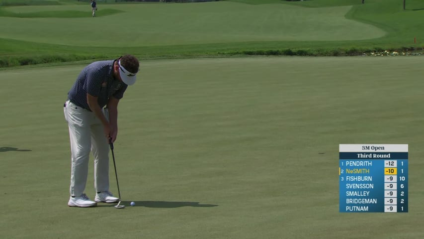 Matt NeSmith makes birdie on No. 2 at 3M Open