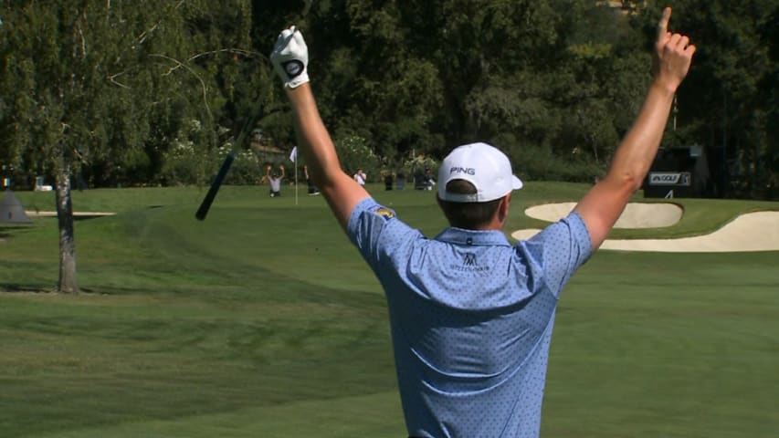 Mackenzie Hughes' insane eagle leads Shots of the Week