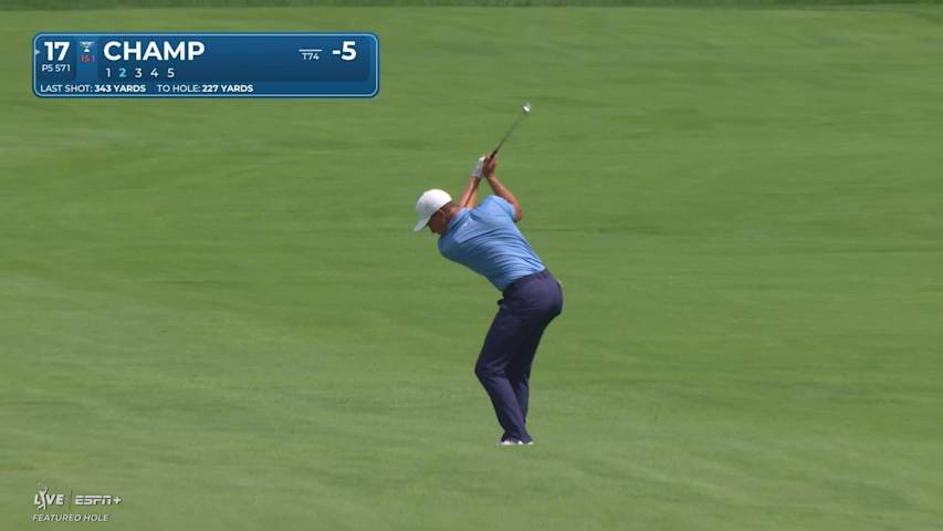 Cameron Champ makes birdie on No. 17 at Rocket Classic
