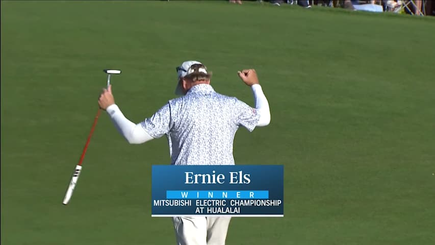 Ernie Els birdies final hole to win at Mitsubishi