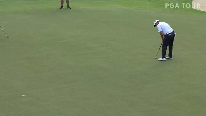 Retief Goosen sinks long putt to save par at Mitsubishi