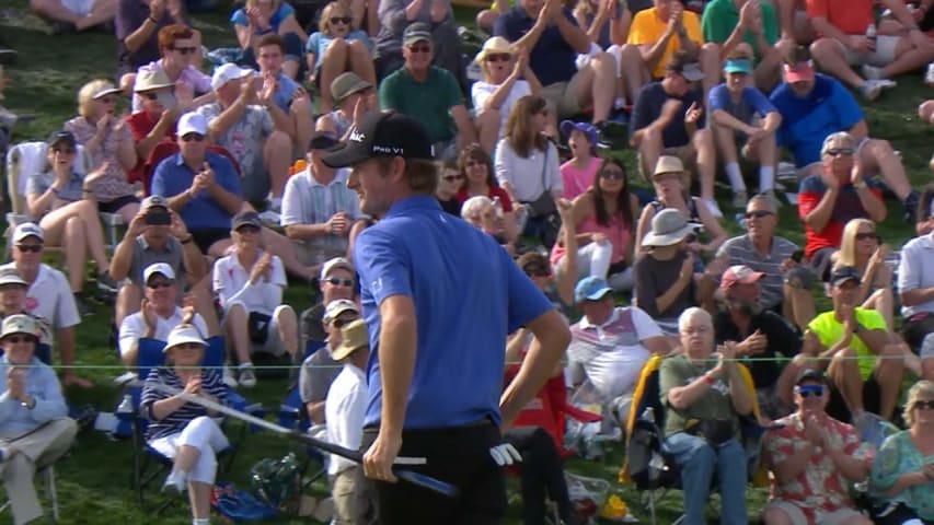 Webb Simpson closes with birdie at Waste Management