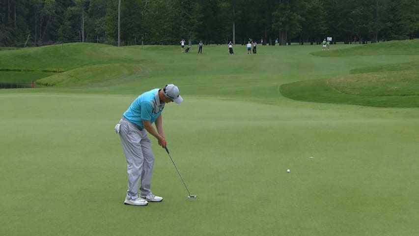 Adam Long closes with birdie for the Shot of the Day