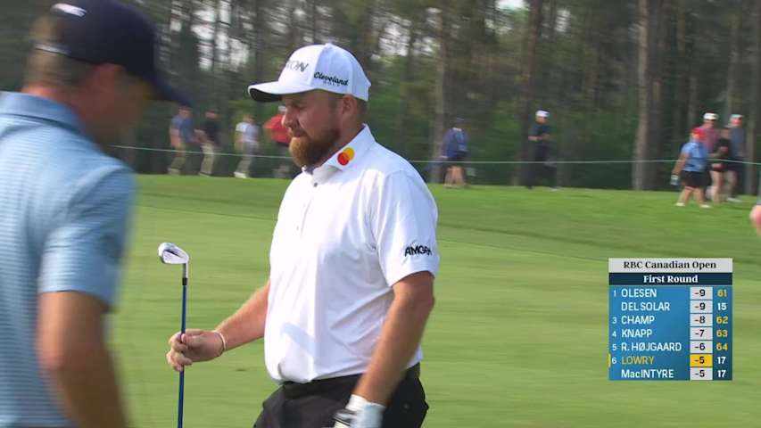 Shane Lowry makes birdie on No. 18 at RBC Canadian