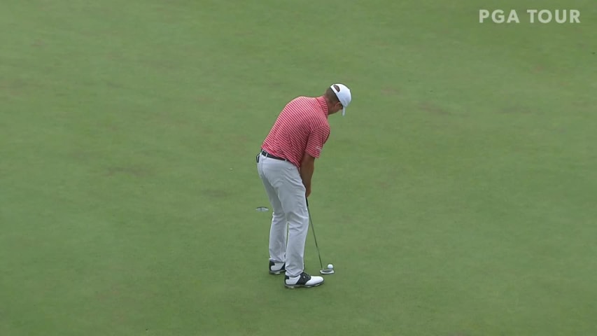 Steve Stricker birdies No. 13 in Round 3 at Schwab Series at Ozarks