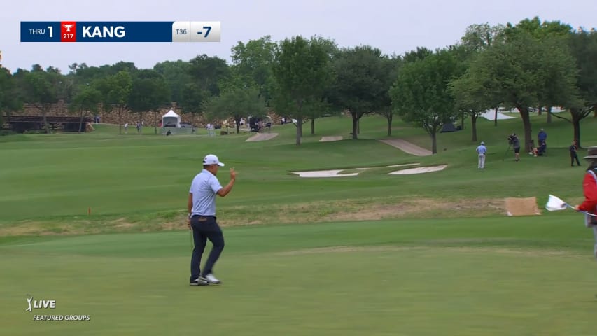 Sung Kang makes 14-foot putt for birdie at THE CJ CUP