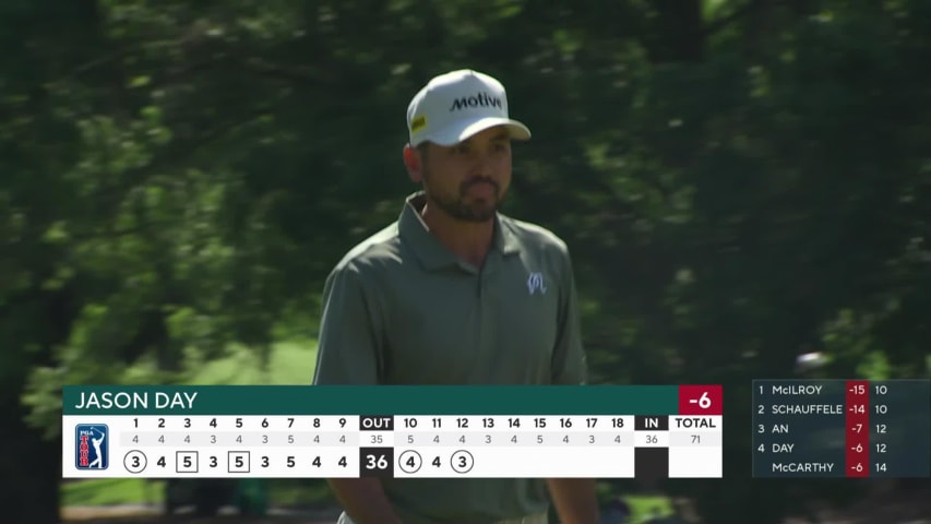 Jason Day sends in 50-footer for birdie at Wells Fargo