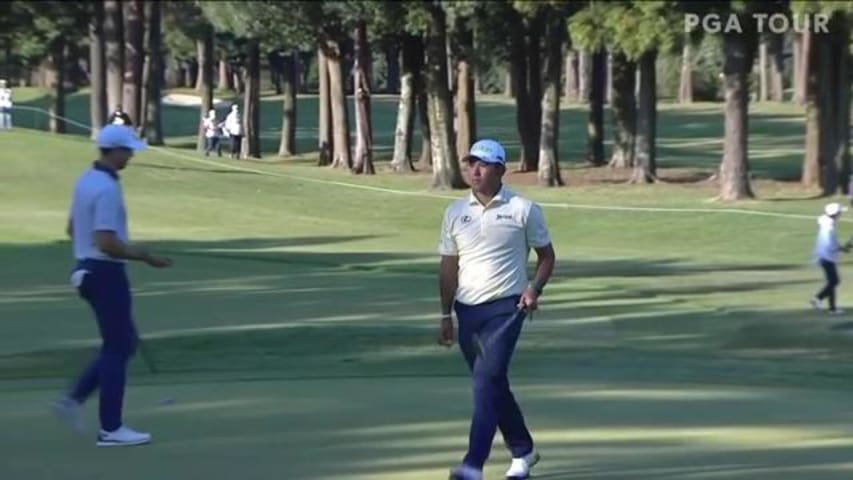 Hideki Matsuyama’s strong rough approach and birdie at ZOZO CHAMPIONSHIP