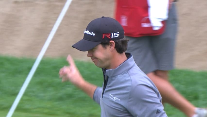 Brian Harman’s dramatic birdie finish on the finishing hole at Travelers