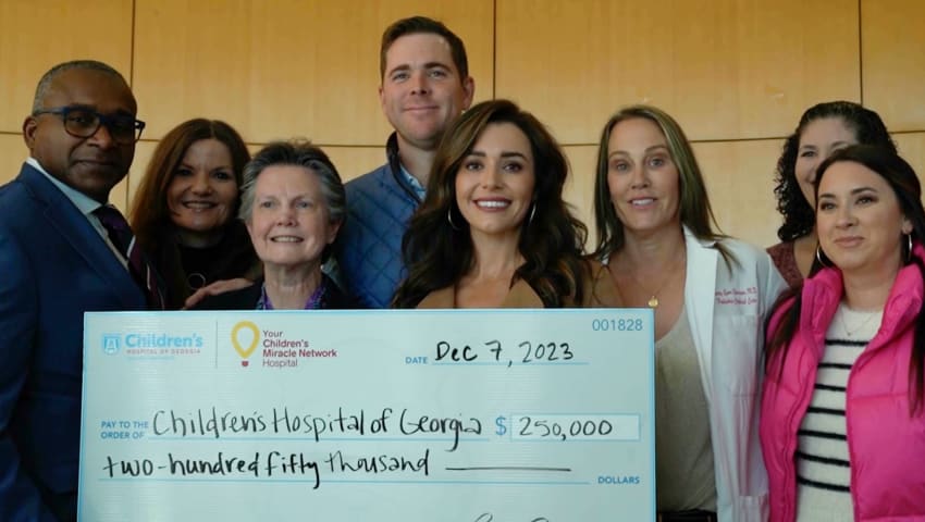 Luke List donates to Children’s Hospital of Georgia through RSM Birdies Fore Love