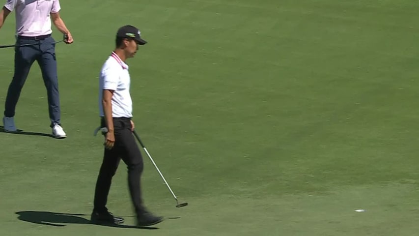 Kevin Na’s lengthy birdie putt at AT&T Byron Nelson