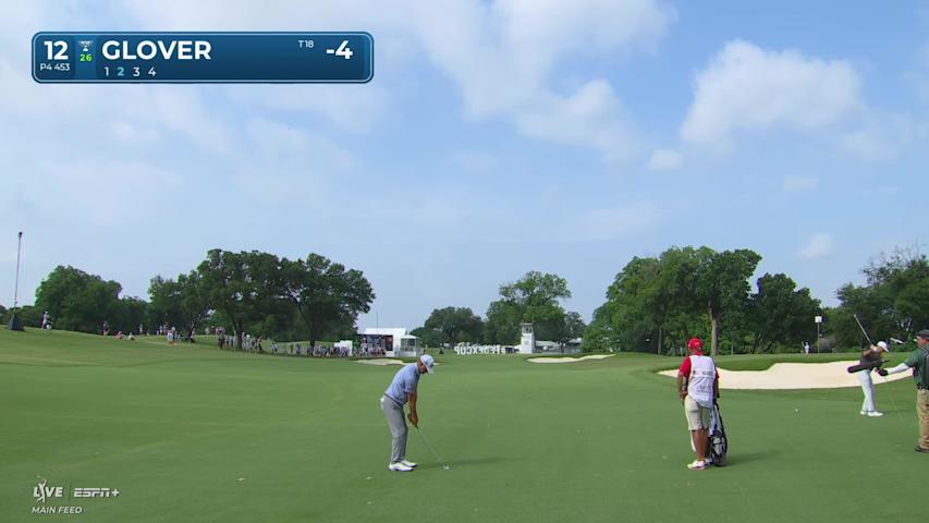 Lucas Glover makes birdie on No. 12 at Charles Schwab