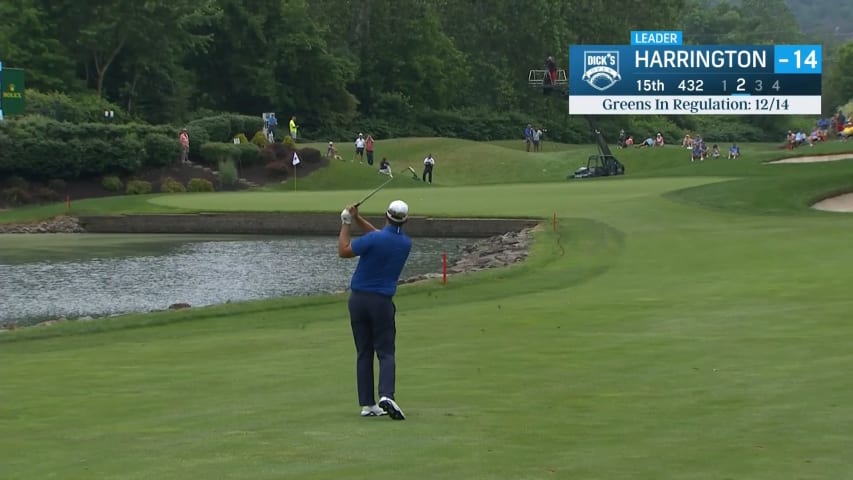 Padraig Harrington spins it close to set up birdie at DICK'S Open