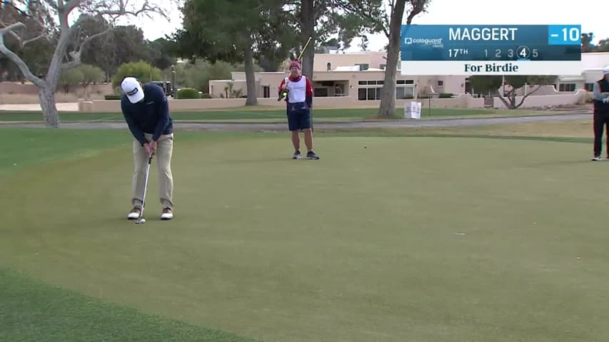 Jeff Maggert sinks birdie putt at Cologuard Classic