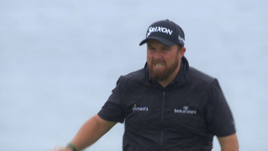 Shane Lowry's wedge sets up birdie on No. 5 at The Open