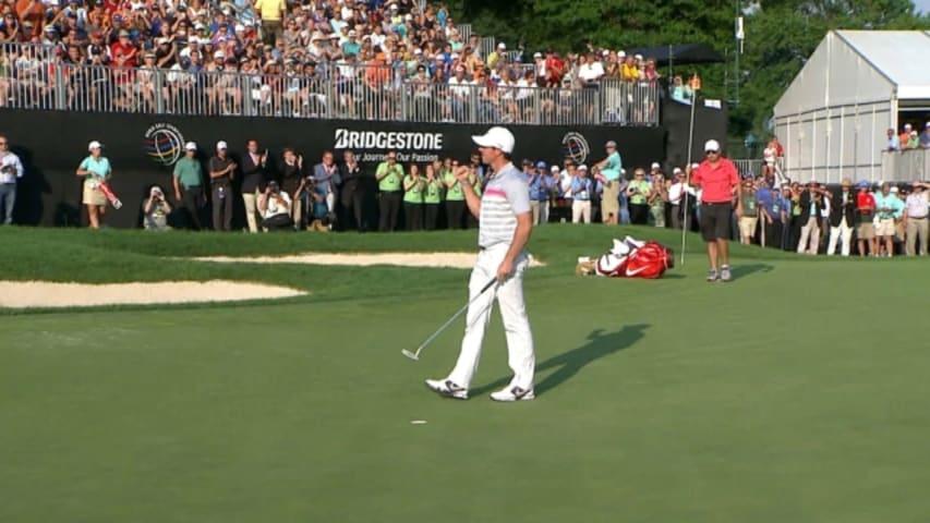 Rory McIlroy wins the Bridgestone Invitational