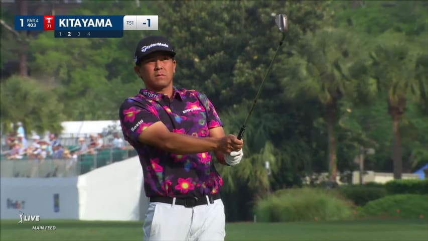 Kurt Kitayama uses nice approach to yield birdie at RBC Heritage