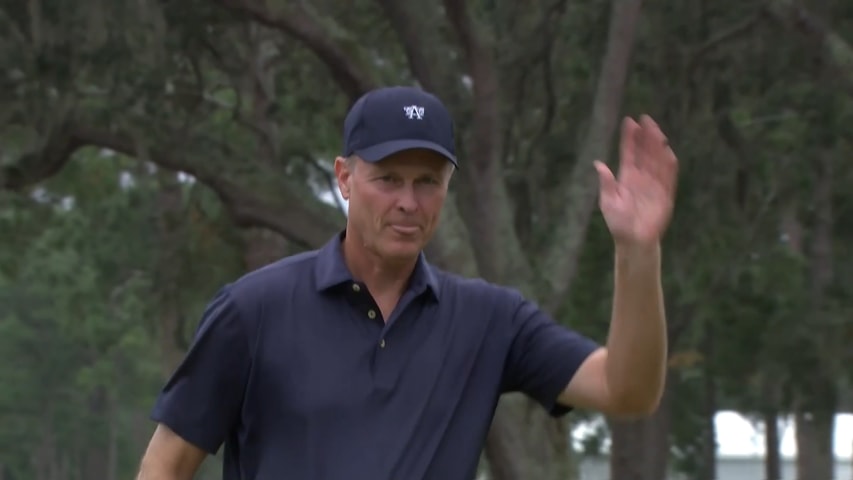 Bob Estes makes clutch par putt at FURYK & FRIENDS