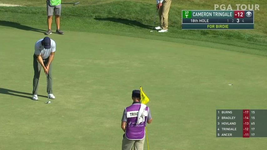 Cameron Tringale sinks 16-foot birdie putt at Valspar