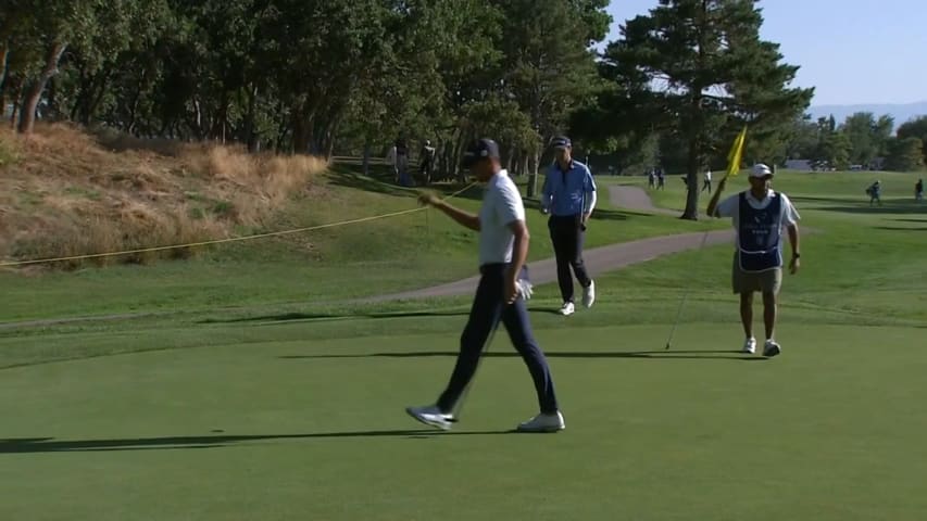 Mac Meissner's approach leads to birdie at Utah Championship