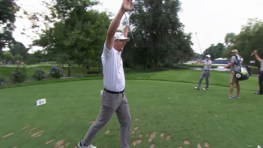 Nate Lashley's spectacular ace is the Shot of the Day