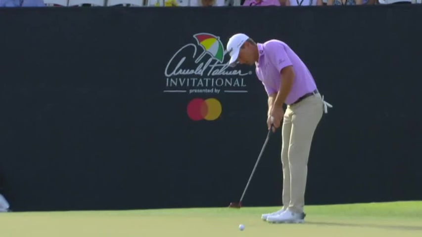 Charles Howell III rolls in 60-footer for birdie at Arnold Palmer