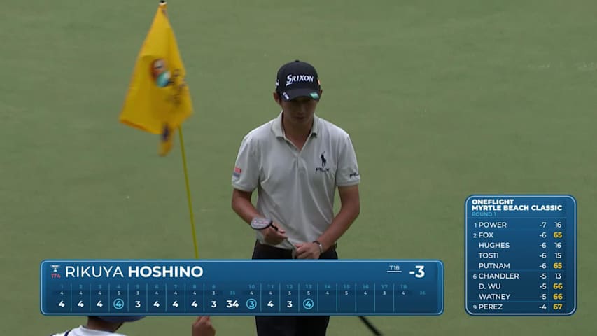 Rikuya Hoshino makes birdie on No. 13 at ONEflight Myrtle