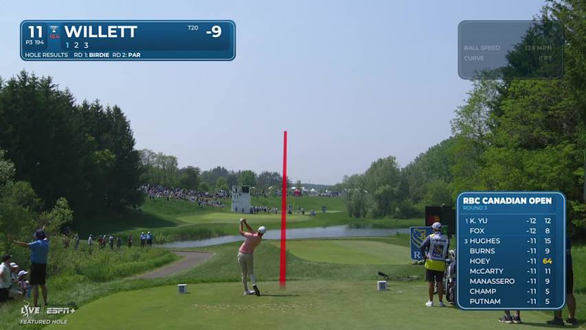Danny Willett makes birdie on No. 11 at RBC Canadian