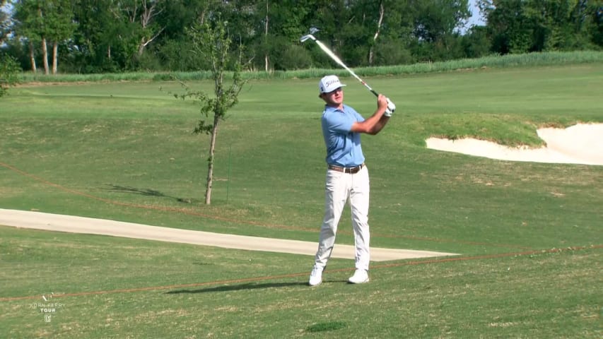 Chase Parker makes birdie on No. 18 in Round 4 at Veritex Bank Championship