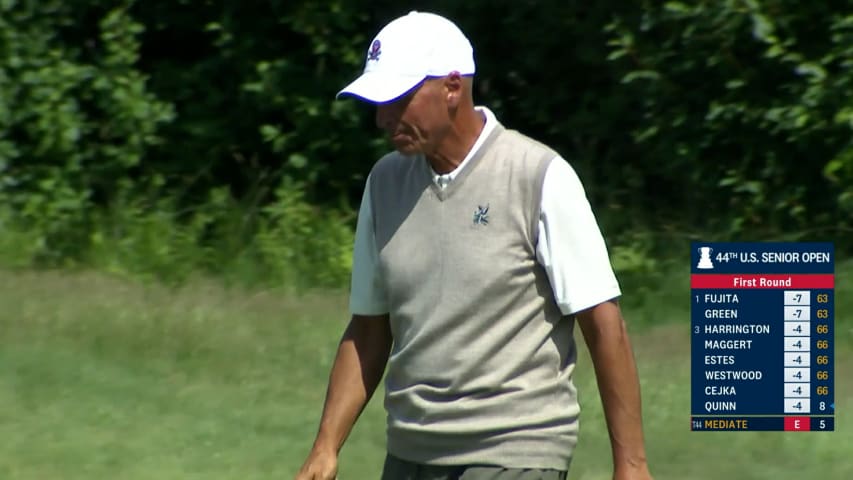 Rocco Mediate plays the bounce to set up birdie at U.S. Senior Open