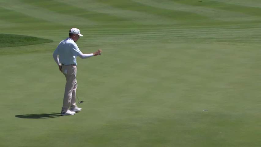 Jason Caron makes birdie on No. 15 at Kaulig Companies Championship