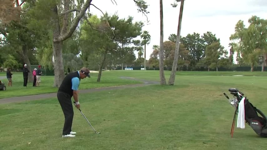 Paul Broadhurst makes birdie on No. 17 in Round 3 at Schwab Cup Championship