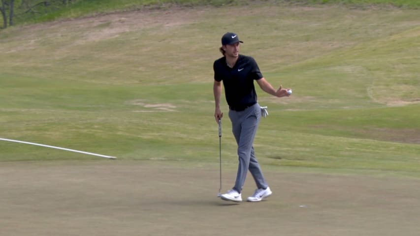 Michael Hebert's near eagle putt for Shot of the Day