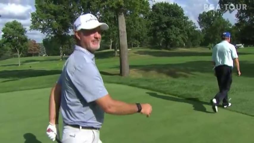 Jerry Kelly’s Ace on No. 12 at Bridgestone SENIOR PLAYERS