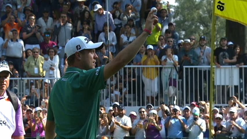 Justin Thomas' incredible eagle on the 72nd hole en Español