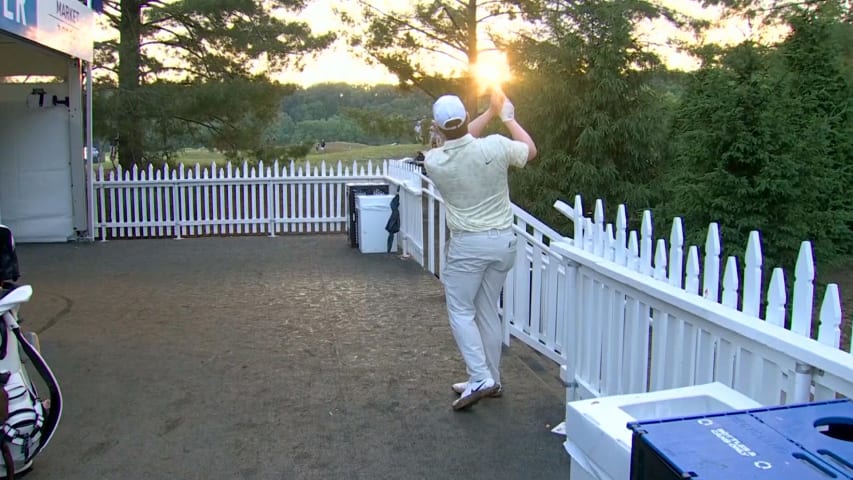 Robert MacIntyre saves par from hospitality tent at PGA Championship