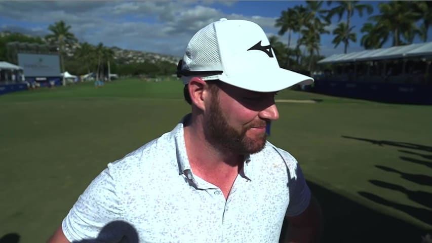 Grayson Murray interview after winning in playoff at Sony Open