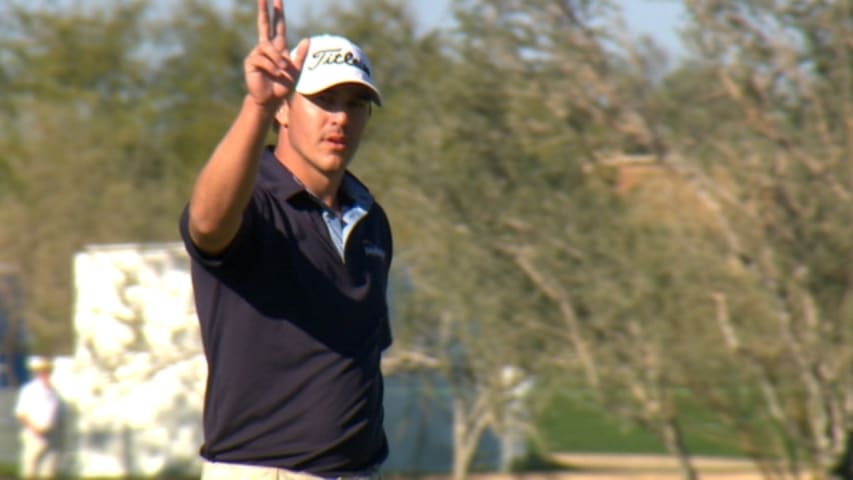 Brooks Koepka’s opportune eagle putt on No. 15 at Waste Management