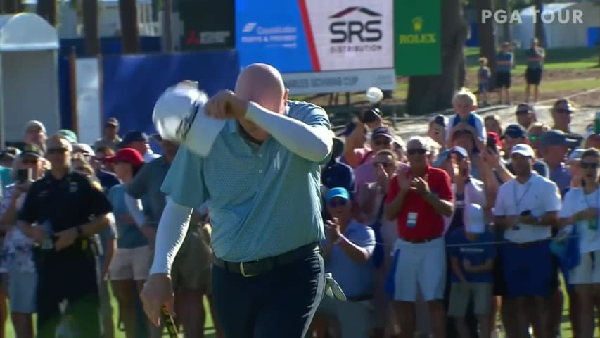 Steve Flesch makes lengthy birdie on No. 18 at FURYK & FRIENDS