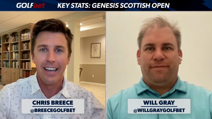 Key stats for making picks at Genesis Scottish Open