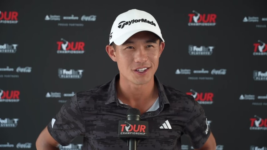 Collin Morikawa’s interview after Round 1 of TOUR Championship