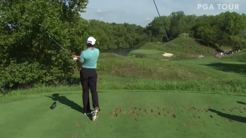 Joseph Bramlett uses nice tee shot to set up birdie at Korn Ferry Tour Champ